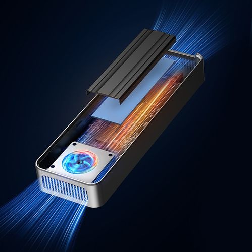 Kieszeń obudowa na dysk OUM2-G20 M.2 NVME USB-C 20Gb/s - srebrna na Arena.pl