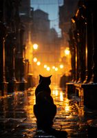 Plakat 21x29,7cm Samotna Wędrowczyni