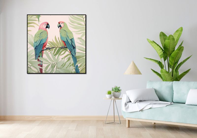 Plakat 100x100cm Dialog Ara zdjęcie 4