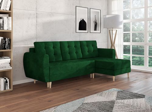 Narożnik rozkładany skandynawski PONO rogówka do salonu spanie na Arena.pl