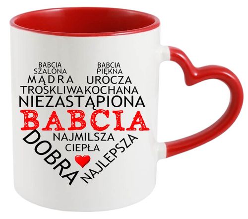 KUBEK Z NADRUKIEM PREZENT DLA BABCI NA DZIEŃ BABCI URODZINY na Arena.pl