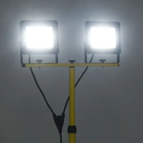 Halogen Naświetlacz LED 2x 100W + Statyw Budowlany na Arena.pl