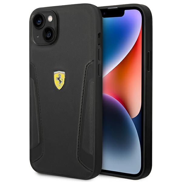 Etui Ferrari do iPhone 15 Plus, iPhone 14 Plus, Czarny zdjęcie 1