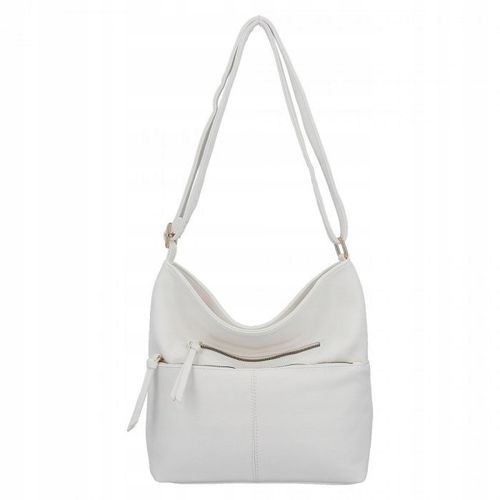 Herisson - torebka worek zamek skóra ekologiczna biały 1052L2080 na Arena.pl