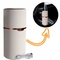 Dyfuzor AROMA CUP 2 biały - przenośny, kompaktowy, do samochodu