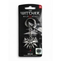 Wolf Medallion | 8 cm | Metal | Brelok Gamingowy | Witcher