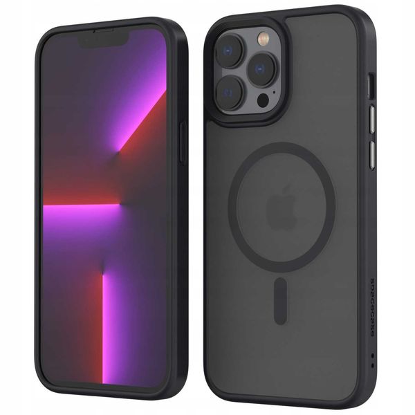 Spacecase Hybrid Mag Iphone 13 Pro Max Black zdjęcie 10