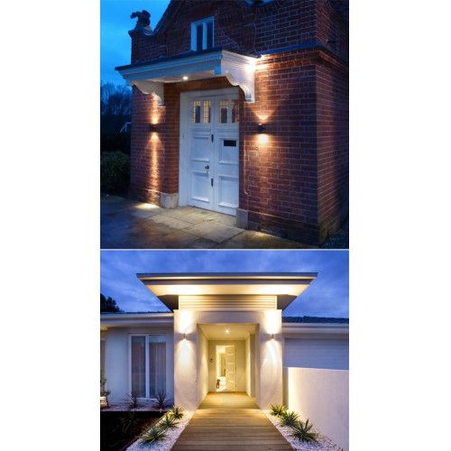 LAMPA ZEWNĘTRZNA ŚCIENNA ELEWACYJNA LED E27 na Arena.pl