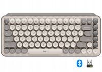 Bezprzewodowa Klawiatura mechaniczna Logitech POP Keys Bluetooth / USB Bolt