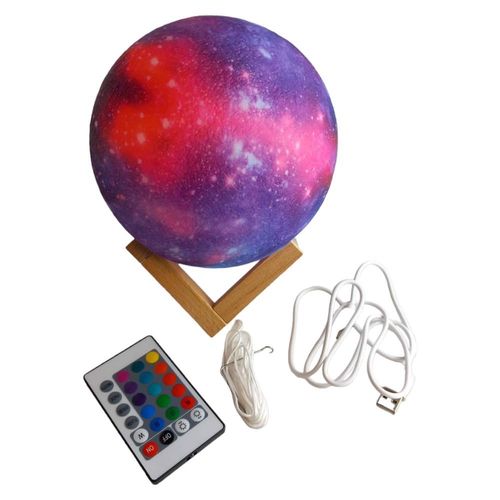 Lampa Księżyc RGB 3D Nocna Lampka Moon Light na Arena.pl