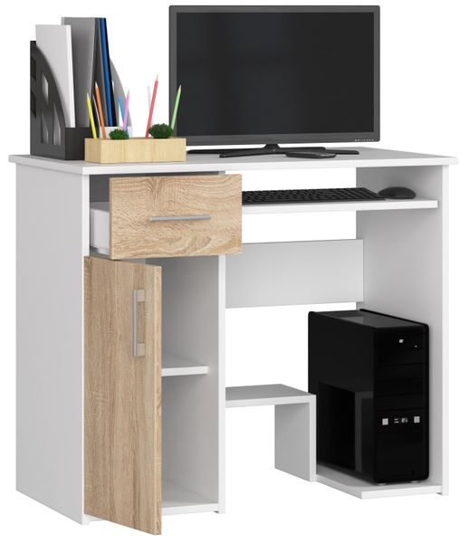 BIURKO JAY 90 cm BIAŁE / SONOMA zdjęcie 2