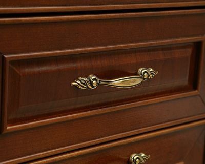 Uchwyt do mebli Dalida  15117Z06400.07 Bosetti Marella Rozstaw w mm - 64, Kolor pokrycia - Stare złoto na Arena.pl