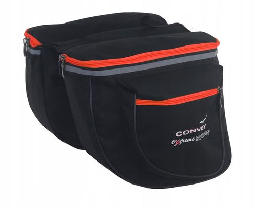 Torba rowerowa na bagażnik Sakwa dwie komory Codura Produkt Polski Convey na Arena.pl