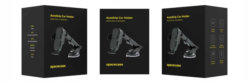 Spacecase Car Holder Dash/Windshield Wireless Charge Wm7B zdjęcie 16