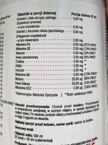 PHARMOVIT KOLAGEN biotyna witamina B12 C B6 500ml na Arena.pl