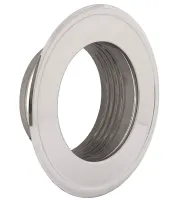 Rozeta Maskująca ze Stali Nierdzewnej Chromowana Okrągła Inox 100 mm