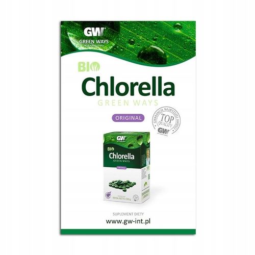 BIO CHLORELLA Green Ways 110 g (440 tabletek) ORIGINAL (1 saszetka) na Arena.pl
