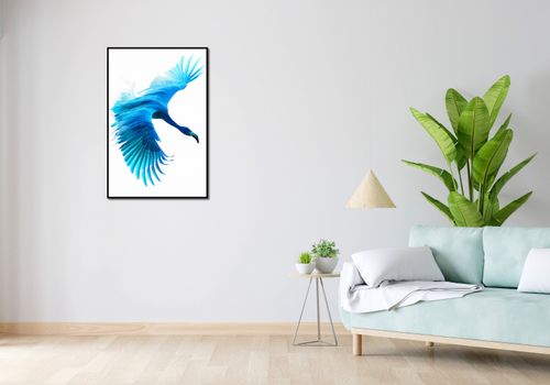 Plakat 61x91,5cm Błękitny Lot na Arena.pl