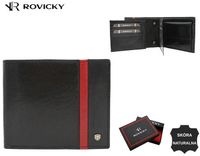 elegancki, skórzany portfel męski - rovicky