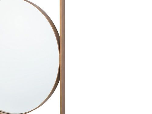 Lustro Ścienne 81 X 81 Cm Złote Nihoa na Arena.pl