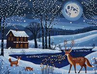 Plakat 65x50cm Przyszła Zima