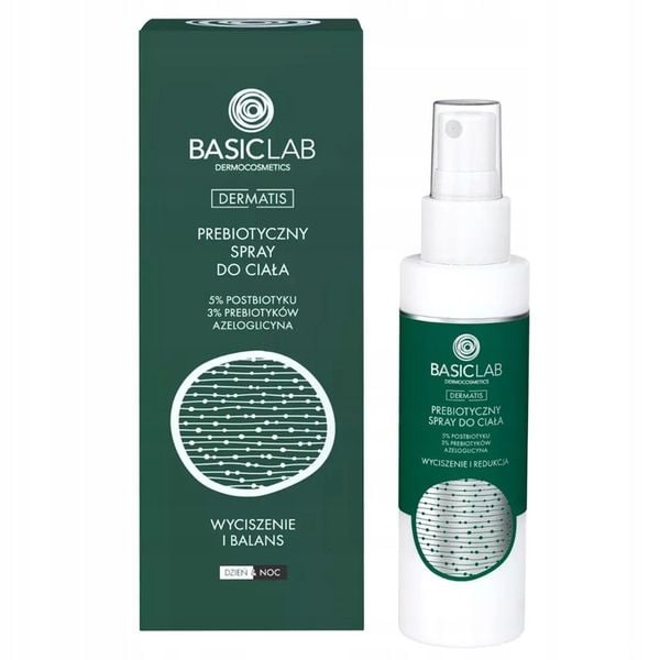 BasicLab Prebiotyczny Spray do Ciała do Skóry Wrażliwej Problemowej zdjęcie 1