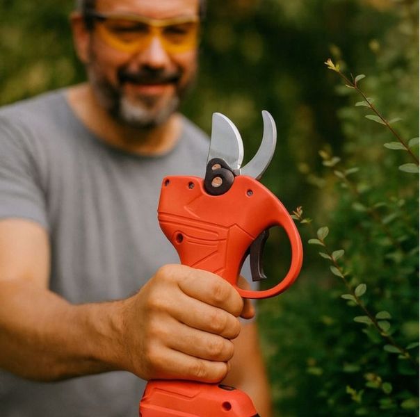 SEKATOR AKUMULATOROWY Ogrodowy Elektryczny Nożyce do Gałęzi Li-Ion 48V zdjęcie 8