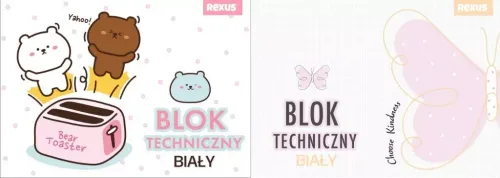 Blok Techniczny A4/10K Biały No Name-Dziewcz Mix na Arena.pl