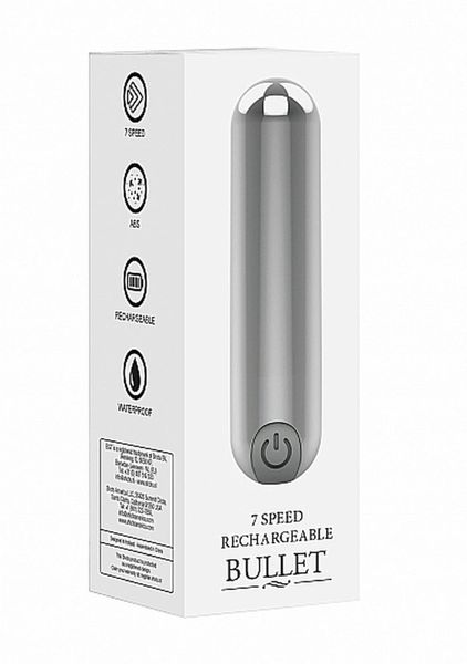 10 Speed Rechargeable Bullet - Silver zdjęcie 2