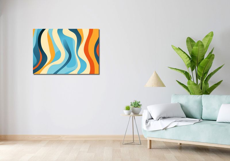 Obraz 90x60cm Tańczące Fale zdjęcie 2