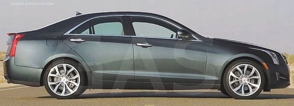 Cadillac ATS Sedan - Listwy CHROM na drzwi boczne dekoracyjne chromowane zdjęcie 2