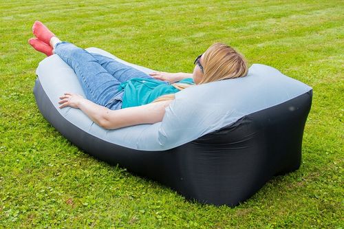 LAZY BAG Air Sofa DMUCHANA Leżak Materac Fotel Na Plażę Z ZAGŁÓWKIEM na Arena.pl