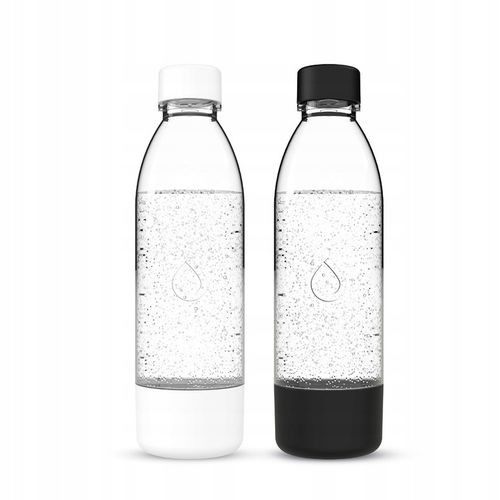 PushAir 2 Butelki do saturatora Dafi 0,7 l czarna i biała na Arena.pl