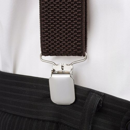 Szelki do spodni męskie eleganckie mocne V czarne na Arena.pl