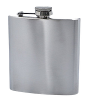 Elegancka Srebrna Piersiówka ze Stali Nierdzewnej 8 OZ ok. 210 ml Gentelo