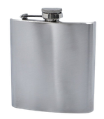 Elegancka Srebrna Piersiówka ze Stali Nierdzewnej 8 OZ ok. 210 ml Gentelo