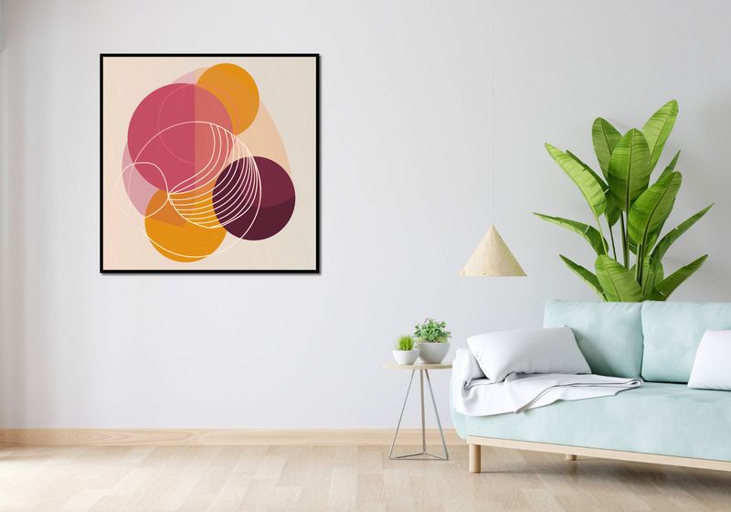 Plakat 100x100cm Przenikanie Ciepła zdjęcie 4