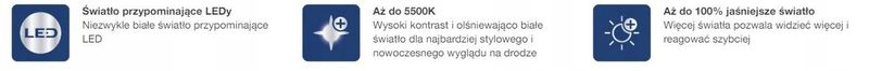 2x H7 OSRAM ZARÓWKI 5500K COOL BLUE HYPER+50%BOOST zdjęcie 7