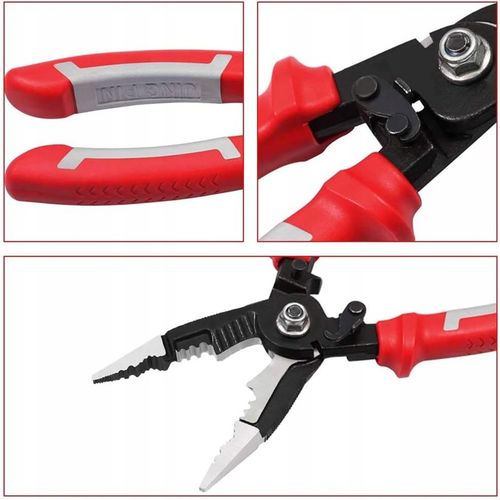 SZCZYPCE WIELOFUNKCYJNE 9w1 DLA ELEKTRYKÓW NOŻYK ŚCIĄGACZ ZACISKARKA na Arena.pl