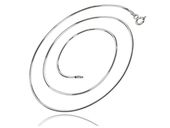 Delikatny srebrny łańcuszek linka o przekroju ośmiokątnym 50 cm srebro 925 SNAKE_8L015