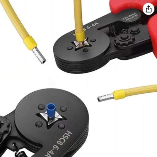 ZACISKARKA DO TULEJEK SZCZYPCE DO ZACISKANIA KOŃCÓWEK PRZEWODÓW PRASKA na Arena.pl