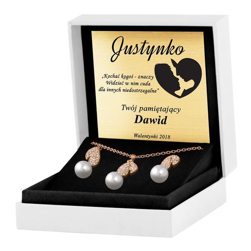KOMPLET SWAROVSKI ELEMENTS Z GRAWEREM GRATIS  VA68 na Arena.pl