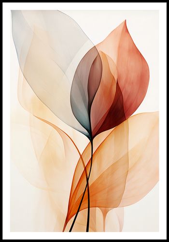 Plakat 68x101cm Eteryczne Liście na Arena.pl