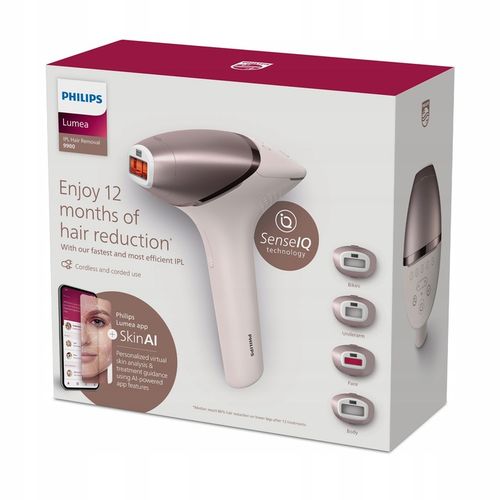 Depilator IPL Philips Lumea 9900 SenseIQ SmartSkin + 4 nasadki BRI977/00 na Arena.pl