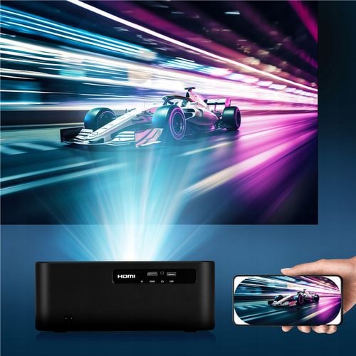 Projektor multimedialny Overmax Multipic 5.2 LED Full HD Google TV Wi-Fi na Arena.pl