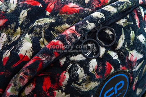 Plecak CoolPack miejski RUBY piórka na granatowym tle FEATHERS BLUE (22752) na Arena.pl
