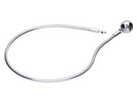 SREBRNA BRANSOLETA BAZA LITTLE CHARMS BEADS 17CM