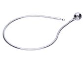 Rodowana srebrna bransoleta pandora baza charms kulka ball 19cm srebro 925 SL001L