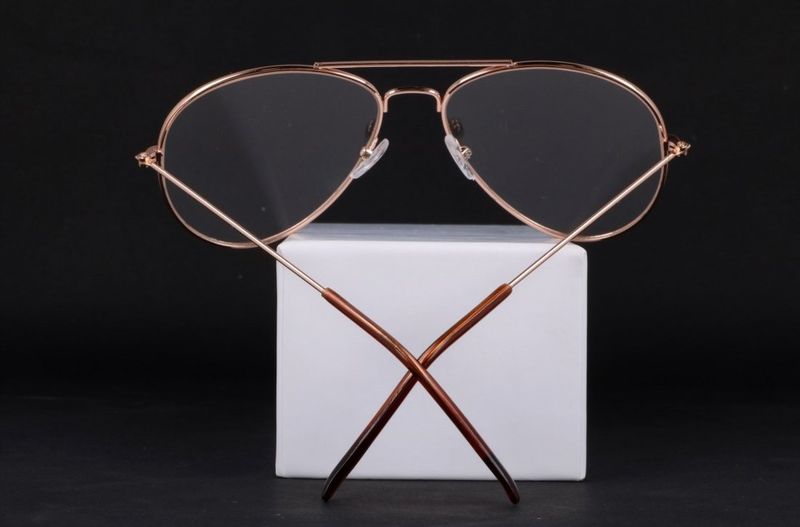 AVIATOR Okulary PILOTKI OPRAWKI metal zdjęcie 4