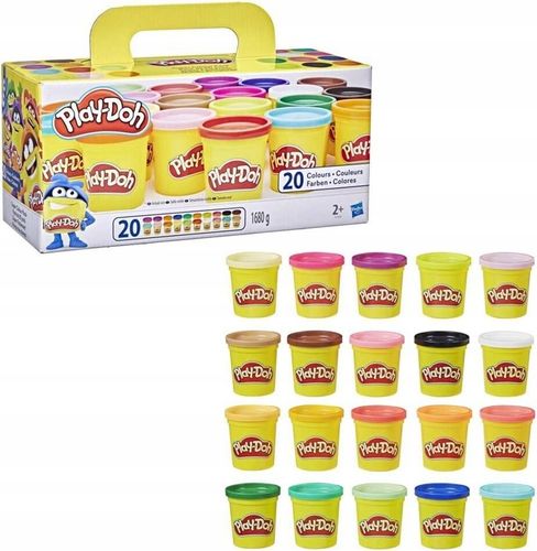 HASBRO PLAY DOH CIASTOLINA ZESTAW 20 TUB A7924 na Arena.pl